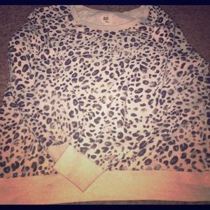 Cheetah printed sweater